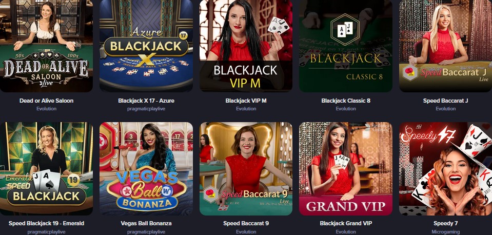 CasinoRex Live-Dealer-Spiele