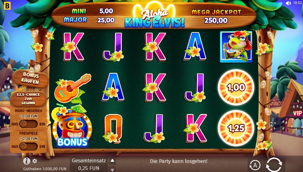 Aloha King Elvis im Casino Rex