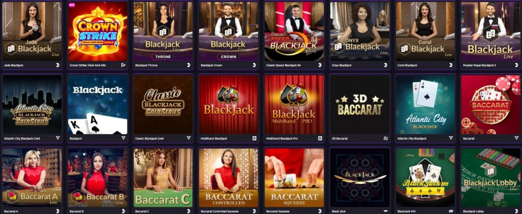 Casino Rex Tischspiele Blackjack Roulette Baccarat Poker Angebot