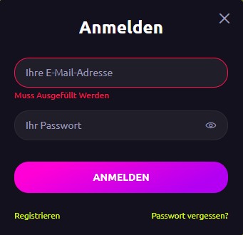 Casino Rex Login Anmeldung für österreichische Spieler Account
