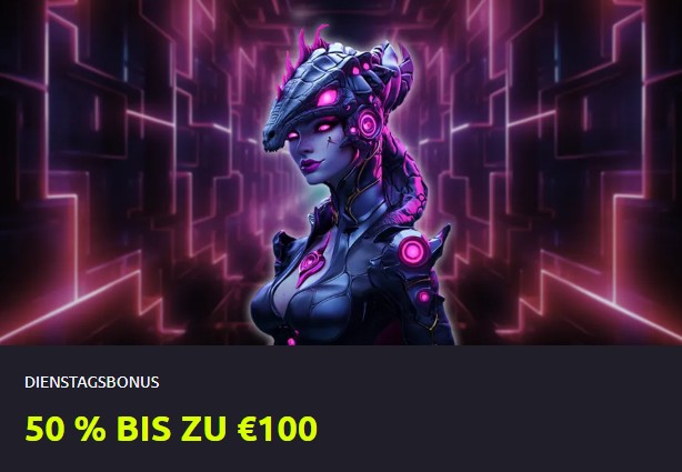 CasinoRex Dienstagsbonus 50 Prozent bis 100 Euro Reload Aktion